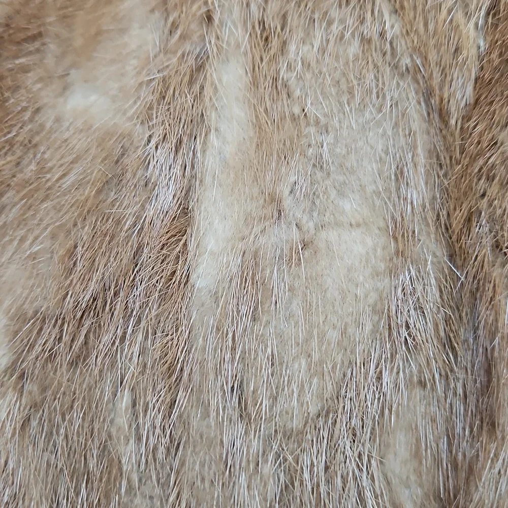 Vintage real mink cape wrap M/L
